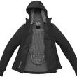 Spidi HOODIE ARMOR EVO Lady Black Fabric Motorcycle Sweatshirt