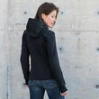 Spidi HOODIE ARMOR EVO Lady Black Fabric Motorcycle Sweatshirt