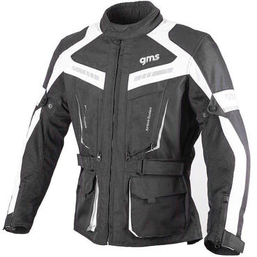 Touring Motorcycle мотокуртка Gms TRACK LIGHT Black White