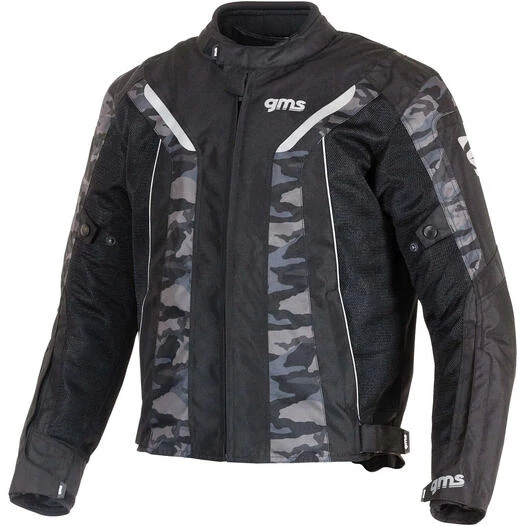 GMS VENTURA Perforated Motorcycle мотокуртка Black Camouflage (размер: 3xl)