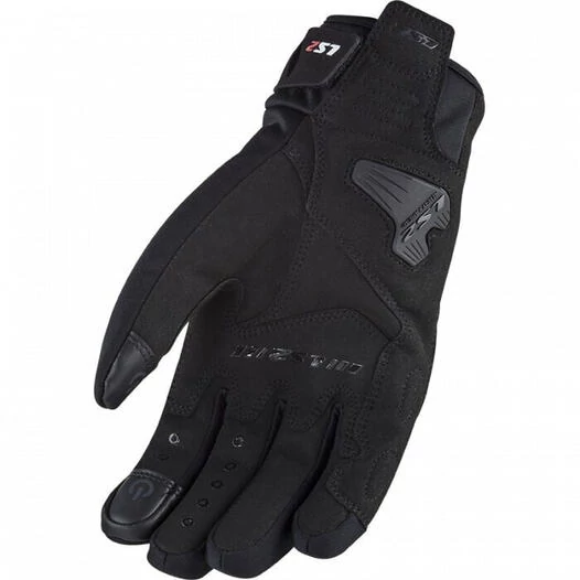 Ls2 Jet 2WP Mid Season Motorcycle Gloves Black