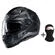 SHARK Helm HJC Integral I70 Eluma + Hood - Schwarz Anthrazit