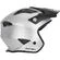 Acerbis ARIA METALLIC Silver Motorcycle Jet Helmet