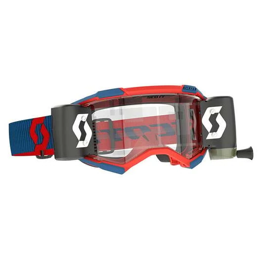 Scott Fury Wfs Goggle Blue Red Синий