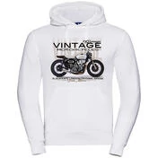 Black Cafe London 2.0 Sweatshirt With Black White Printed Hood
