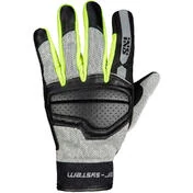 Ixs EVO-AIR Women's Motorcycle мотоперчатки Black Gray Yellow Fluo