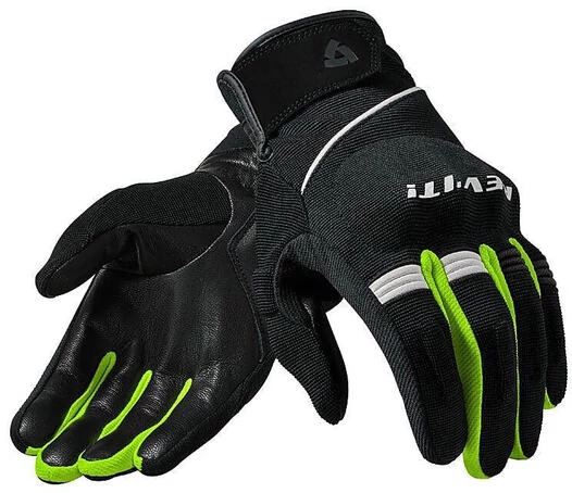 Rev'it MOSCA Black Fluorescent Fabric Summer мотоперчатки (размер: 3xl)