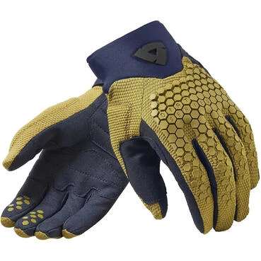 Rev'it MASSIF Certified Summer Motorcycle мотоперчатки Yellow Ocher