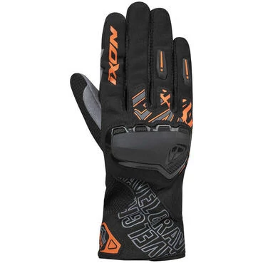 Ixon GRAVEL Summer Motorcycle мотоперчатки Black Orange