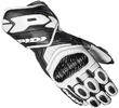 Spidi CARBO 7 Racing Leather Motorcycle мотоперчатки Black White