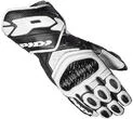 Spidi CARBO 7 Racing Leather Motorcycle мотоперчатки Black White