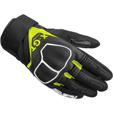Spidi X GT Summer Motorcycle мотоперчатки Black Yellow Fluo