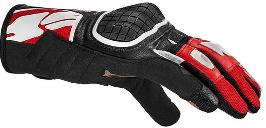 Spidi G-WARRIOR CE Fabric Motorcycle Gloves Black Red