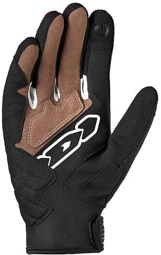 Spidi G-WARRIOR CE Fabric Motorcycle Gloves Black Red