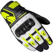 Spidi G-CARBON Racing Leather Motorcycle мотоперчатки White Yellow