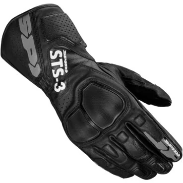 Spidi STS-3 Touring Leather Motorcycle мотоперчатки Black