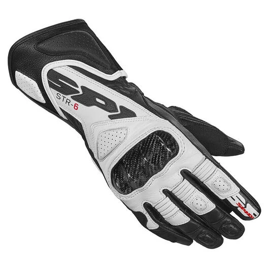 Spidi Str-6 Lady мотоперчатки Black White Белый
