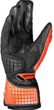 Moto Racing Leather Gloves Spidi CARBO 4 Black Orange