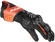 Moto Racing Leather Gloves Spidi CARBO 4 Black Orange