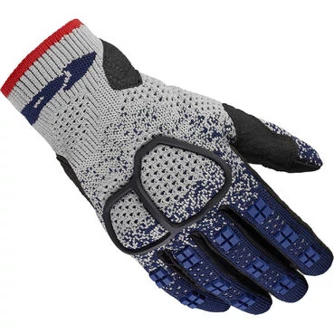 Spidi CROSS KNIT Blue Summer Motorcycle мотоперчатки