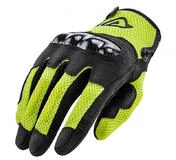 Moto Cross мотоперчатки Enduro Acerbis RAMSEY My Vented CE Black Yellow Fluo