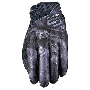 Five Rs3 Evo мотоперчатки Camo Black Черный