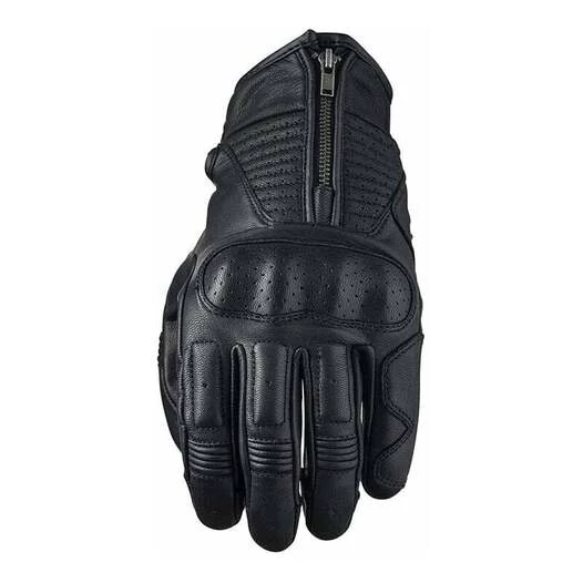 Five Kansas Leather мотоперчатки Black Черный