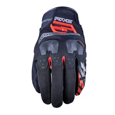 Five Tfx4 мотоперчатки Black Red Красный