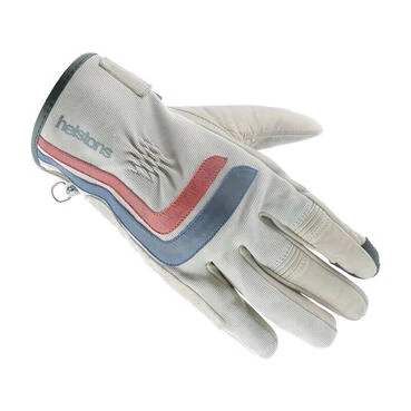 Helstons Jeff Ete мотоперчатки Beige Blue Red Бежевый