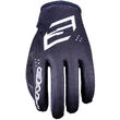 Five MXF3 Motorcycle Gloves Black White