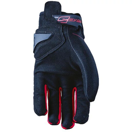 Five GLOBE Motorcycle Gloves Black Red
