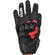 GMS CURVE Leather Motorcycle мотоперчатки Black Red