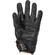 GMS CURVE Leather Motorcycle Gloves Black Red