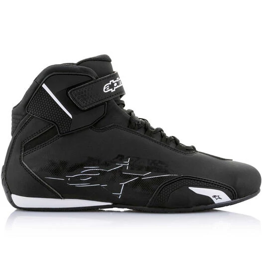 Alpinestars SEKTOR SHOE Motorcycle Shoes Black White