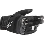 Alpinestars SMX-Z DRYSTAR Black Leather Motorcycle мотоперчатки