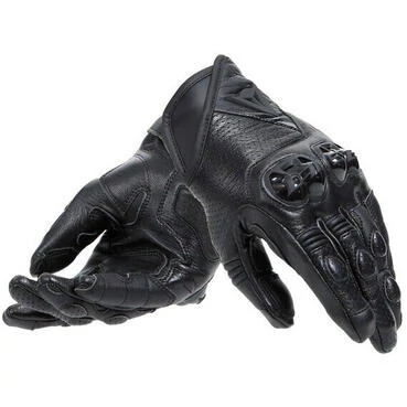 Dainese BLACKSHAPE Leather Motorcycle мотоперчатки Black Black