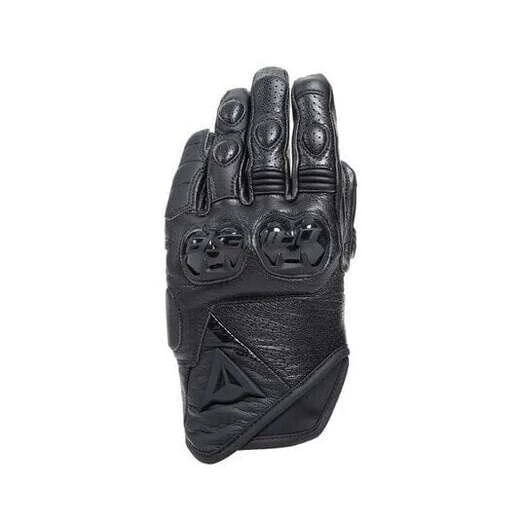 Dainese BLACKSHAPE Leather Motorcycle Gloves Black Black
