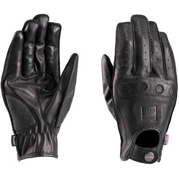 Leather мотоперчатки Custom Blauer ROUTINE Black
