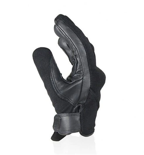 Woman Motorcycle Gloves in Harisson Certified SPLASH WP Lady Black Fabric