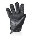 Woman Motorcycle Gloves in Harisson Certified SPLASH WP Lady Black Fabric