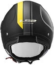 Moto Jet helmet OF562 Ls2 Airflow Long With Visor Long Metropolis Black Yellow Hy vision