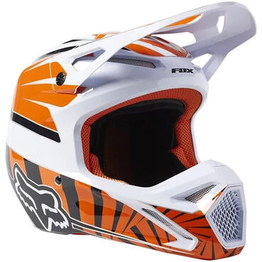 Fox V1 Goat Мотошлем Orange Оранжевый
