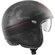 Motorcycle Helmet Jet Premier VINTAGE DX 92 BM Matt Gray Red