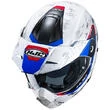 Touring Modular Motorcycle Helmet HJC C80 BULT MC21SF White Blue Red Matt