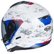 Touring Modular Motorcycle Helmet HJC C80 BULT MC21SF White Blue Red Matt