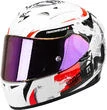 Scorpion Exo-710 Air Cerberus Integral Motorcycle Мотошлем white Red (размер: xs)