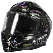 LS2 FF811 Vector II Tropical Full Face Helmet Черно-белый