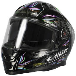LS2 FF811 Vector II Tropical Full Face Helmet Черно-белый
