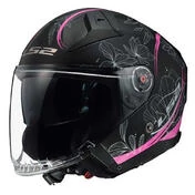 LS2 OF603 Infinity II Lotus Open Face Helmet matt pink