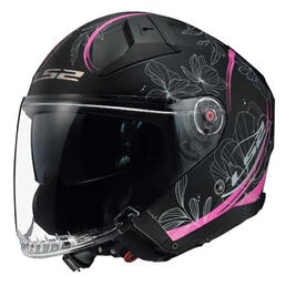 LS2 OF603 Infinity II Lotus Open Face Helmet matt pink